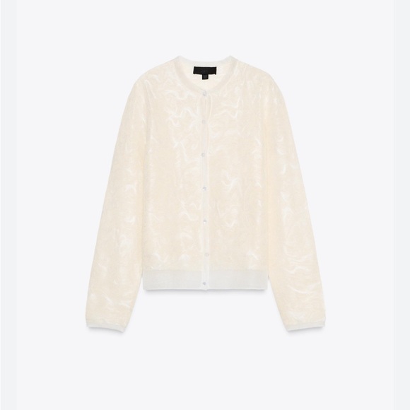 Zara NWT jacquard knit cardigan 4737/004 - Picture 2 of 8